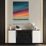 Abstract 1977 Canvas Art 60 x 40 cm / Black
