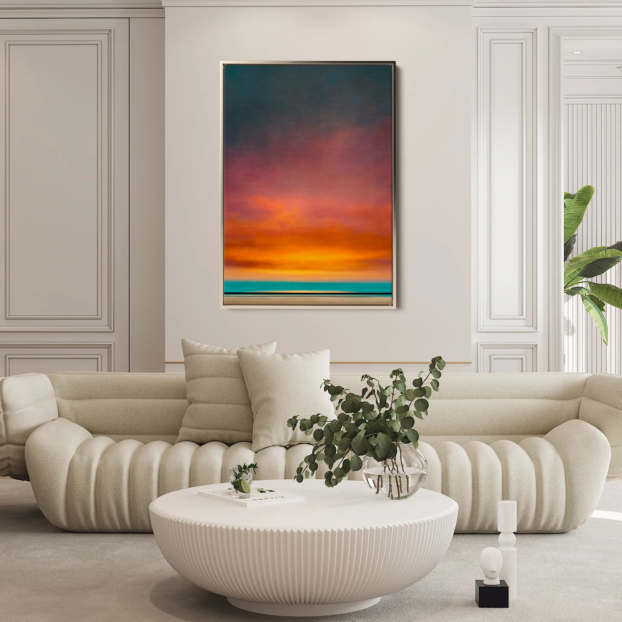 Abstract 1978 Canvas Art 60 x 40 cm / Black