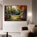 Landscape 198 Canvas Art 60 x 40 cm / Black