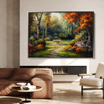 Landscape 198 Canvas Art 60 x 40 cm / Black