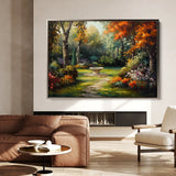 Landscape 198 Canvas Art 60 x 40 cm / Black
