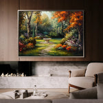 Landscape 198 Canvas Art 60 x 40 cm / Black