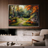 Landscape 198 Canvas Art 60 x 40 cm / Black