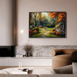 Landscape 198 Canvas Art 60 x 40 cm / Black
