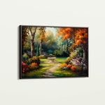 Landscape 198 Canvas Art 60 x 40 cm / Black