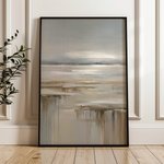 Abstract 1980 Canvas Art 60 x 40 cm / Black