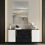 Abstract 1980 Canvas Art 60 x 40 cm / Black