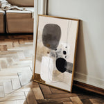 Abstract 1982 Canvas Art 60 x 40 cm / Black