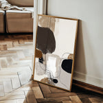Abstract 1983 Canvas Art 60 x 40 cm / Black