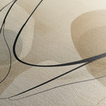 Abstract 1985 Canvas Art 60 x 40 cm / Black