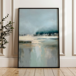 Abstract 1989 Canvas Art 60 x 40 cm / Black