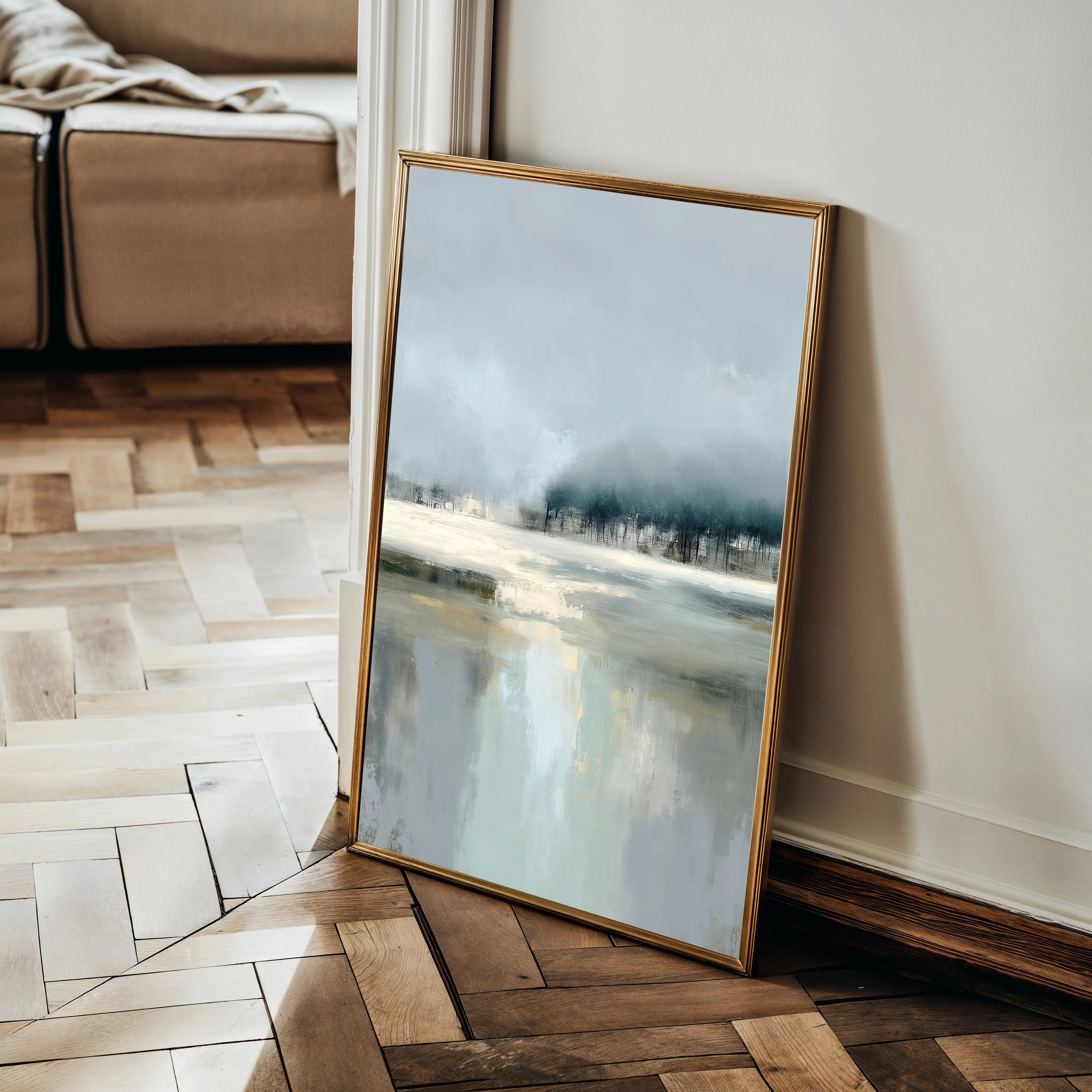 Abstract 1989 Canvas Art 60 x 40 cm / Black