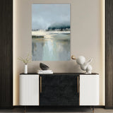 Abstract 1989 Canvas Art 60 x 40 cm / Black