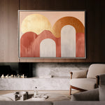 Boho 199 Canvas Art 60 x 40 cm / Black
