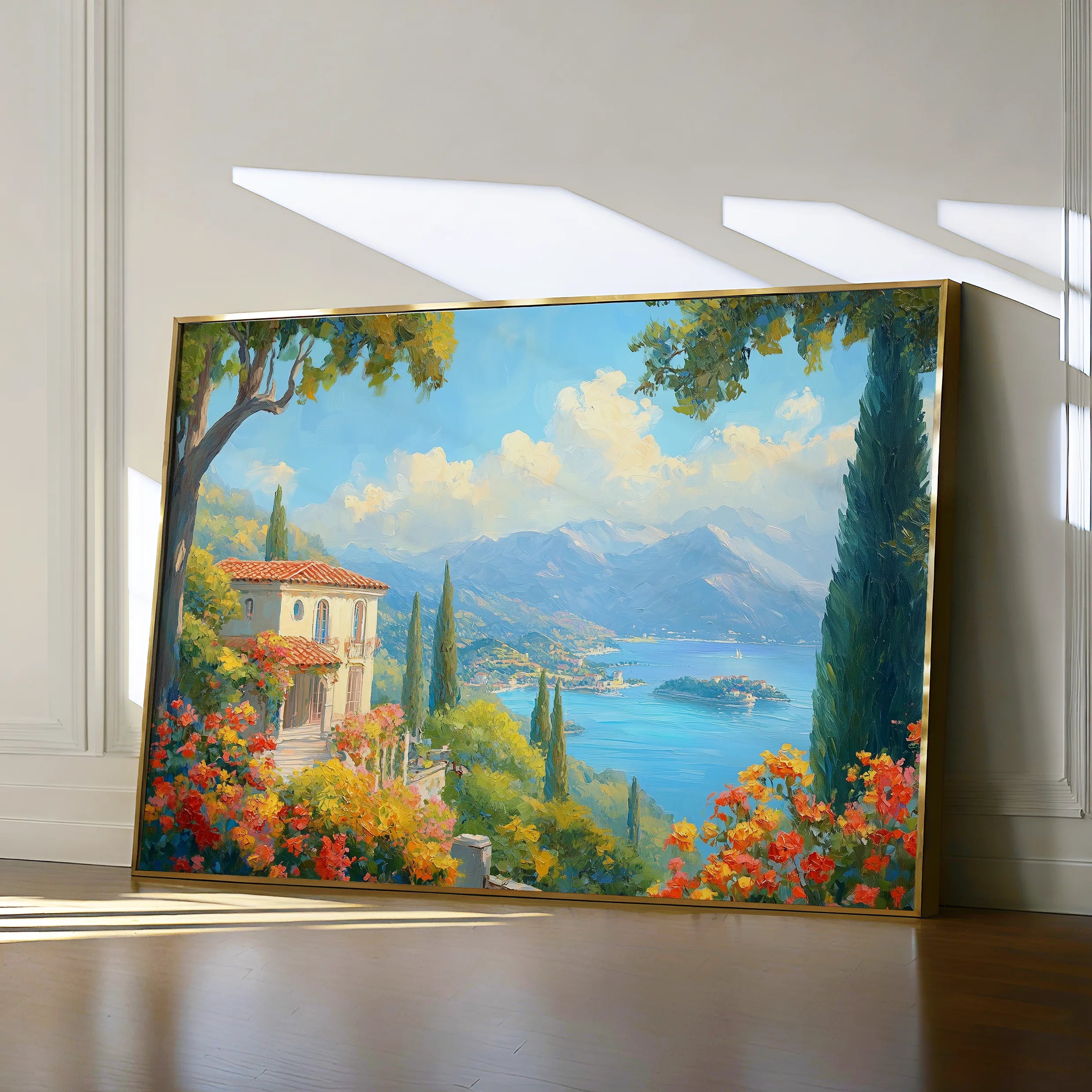 Landscape 199 Canvas Art 60 x 40 cm / Black