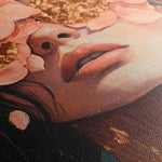 Portrait 199 Canvas Art 60 x 40 cm / Black
