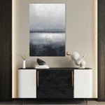 Abstract 1991 Canvas Art 60 x 40 cm / Black
