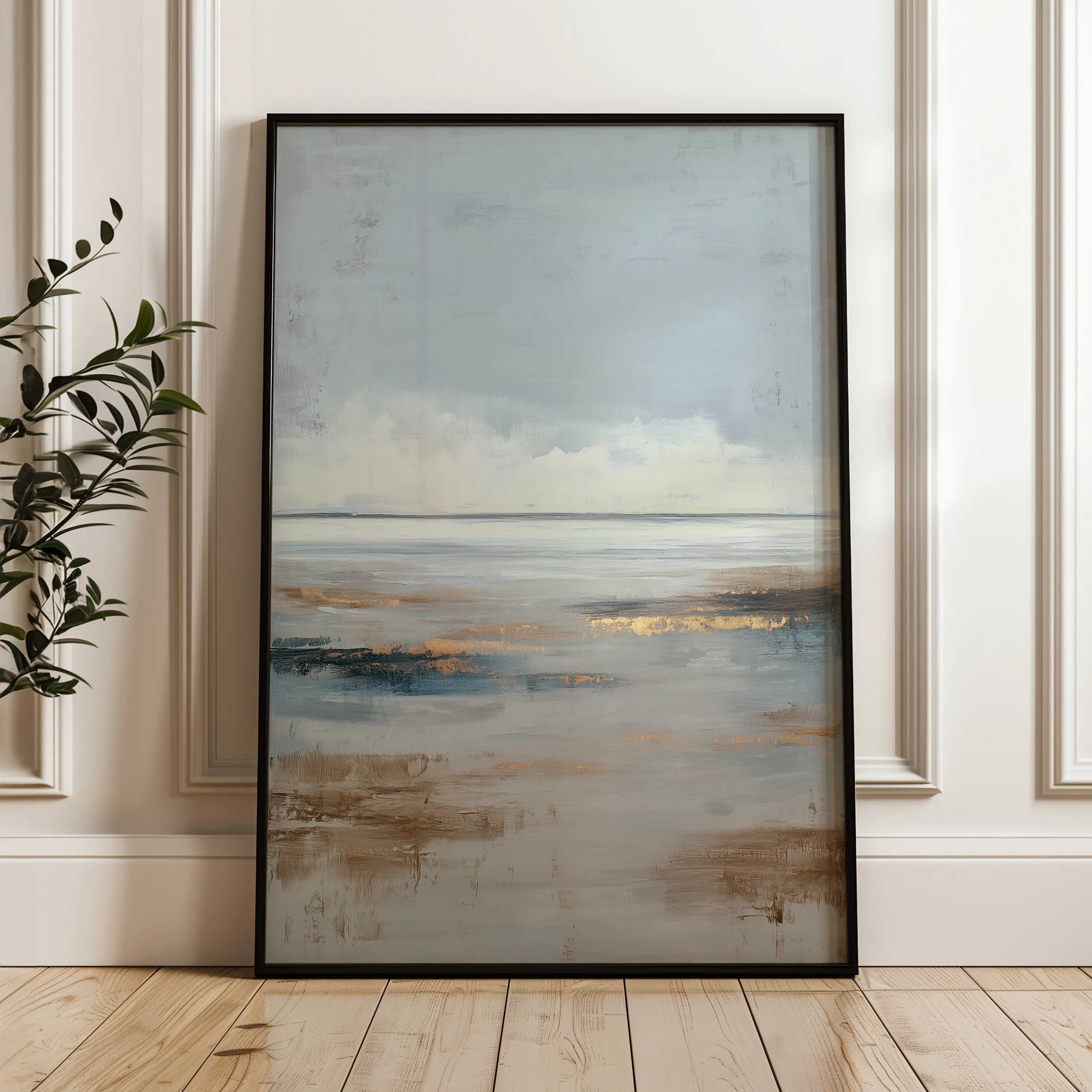 Abstract 1994 Canvas Art 60 x 40 cm / Black
