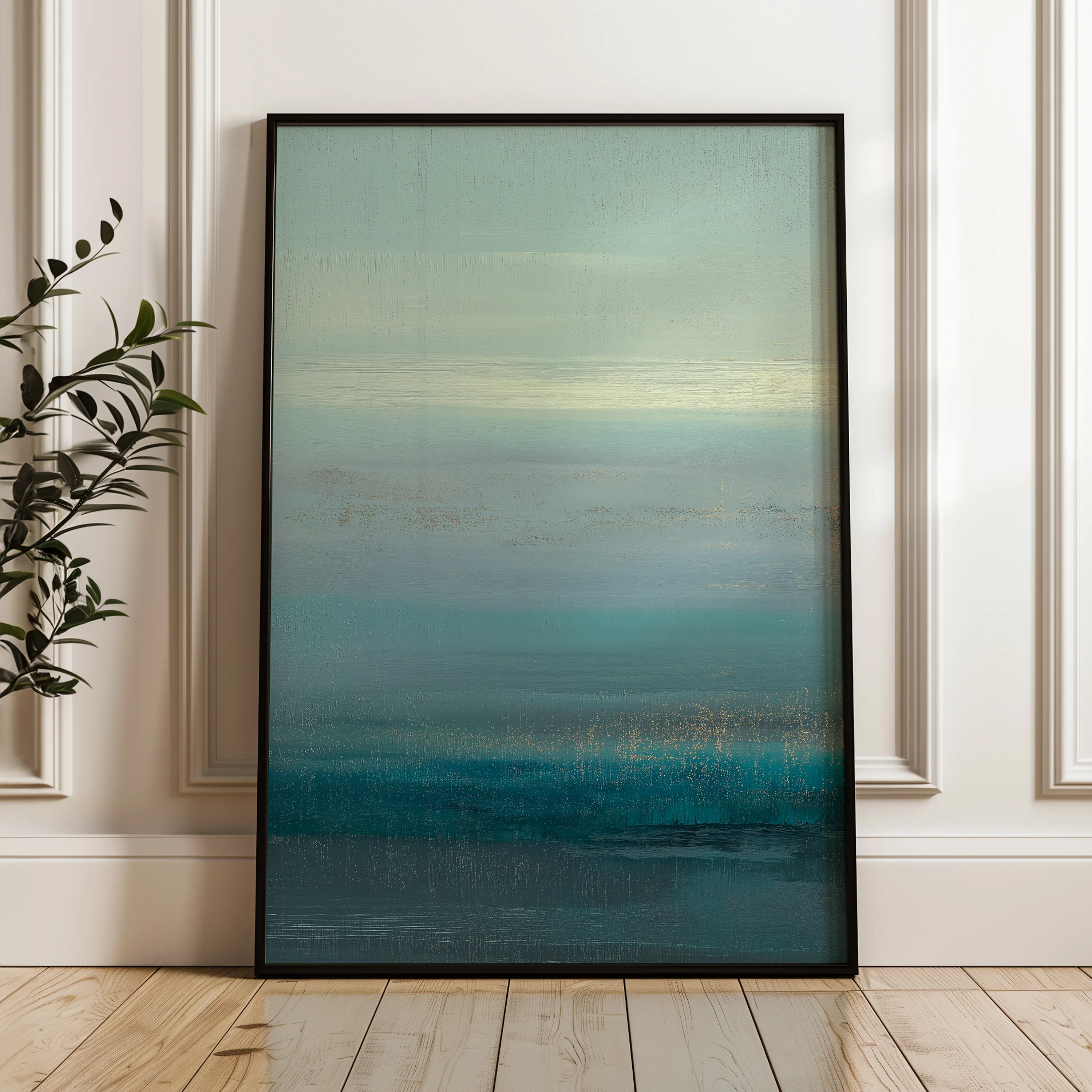 Abstract 1996 Canvas Art 60 x 40 cm / Black