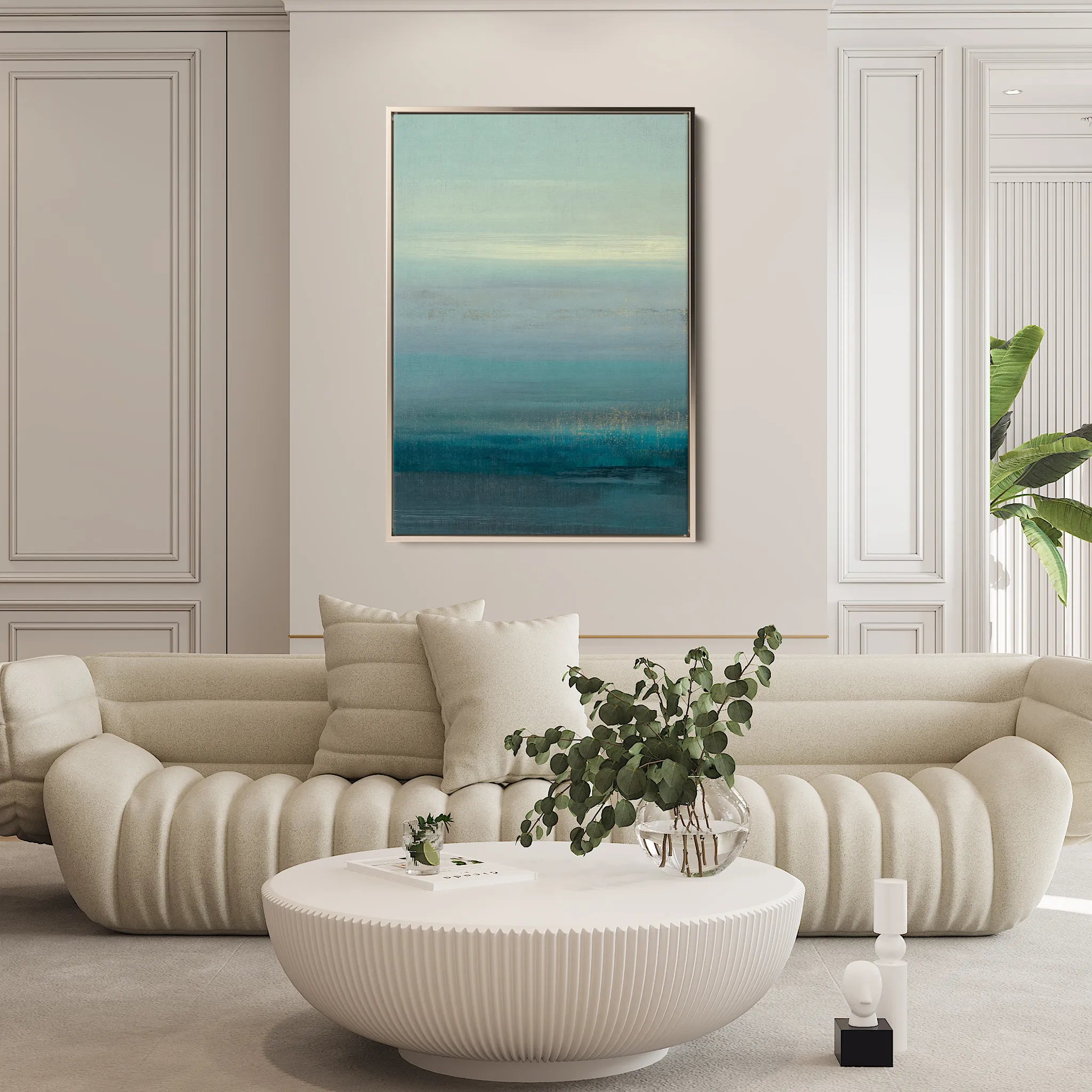 Abstract 1996 Canvas Art 60 x 40 cm / Black