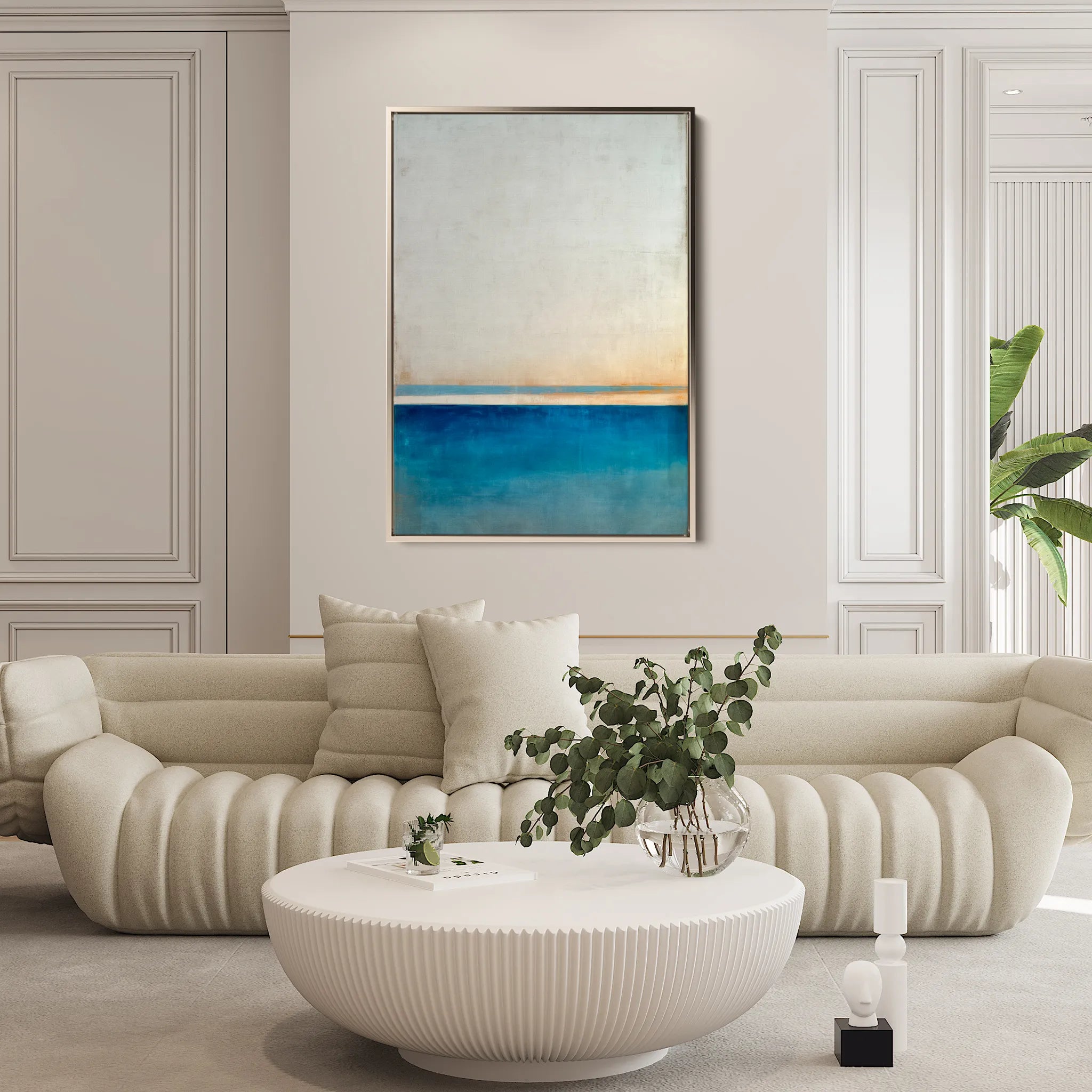 Abstract 1998 Canvas Art 60 x 40 cm / Black