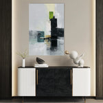 Abstract 1999 Canvas Art 60 x 40 cm / Black