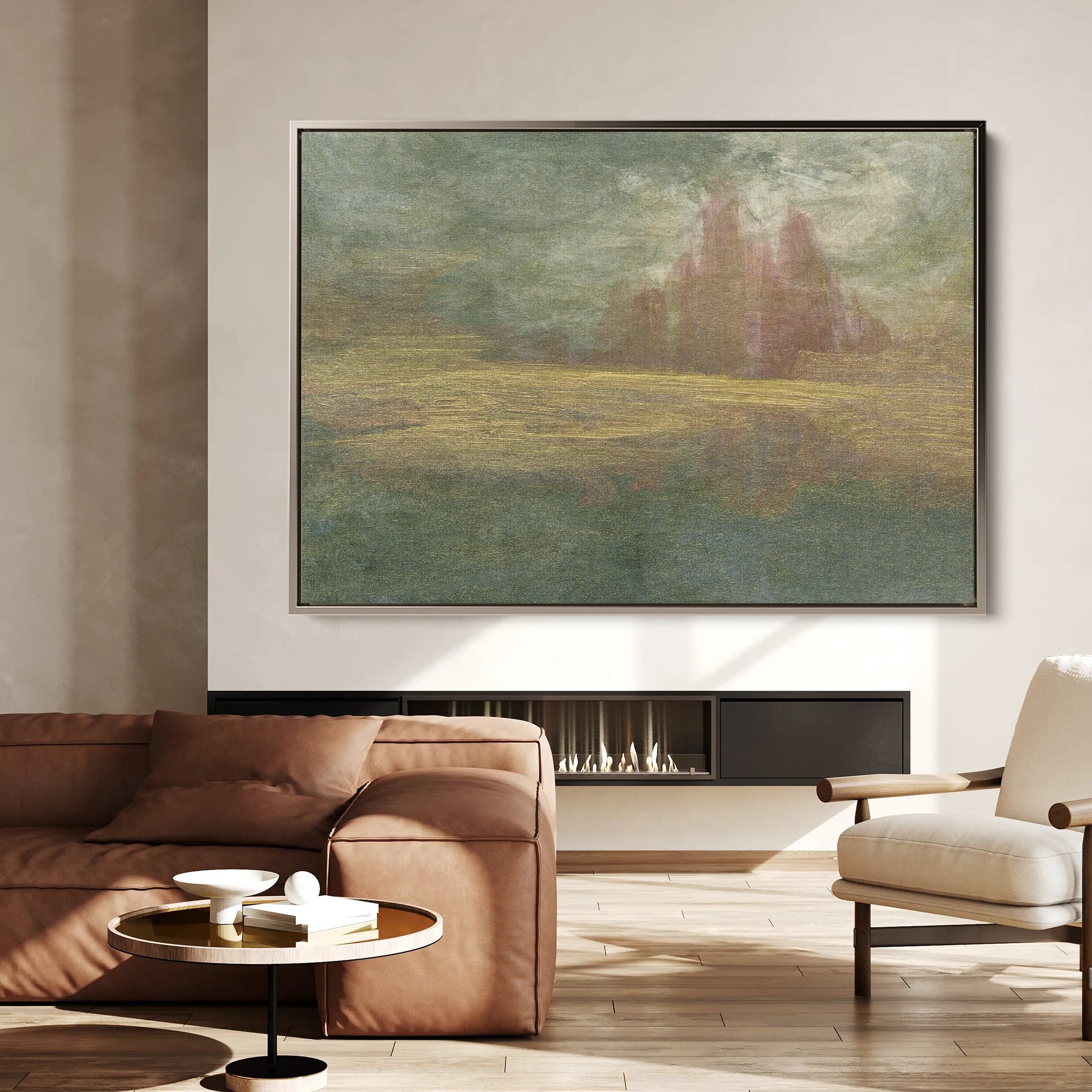 Abstract 200 Canvas Art 60 x 40 cm / Black