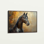 Horses 200 Canvas Art 60 x 40 cm / Black