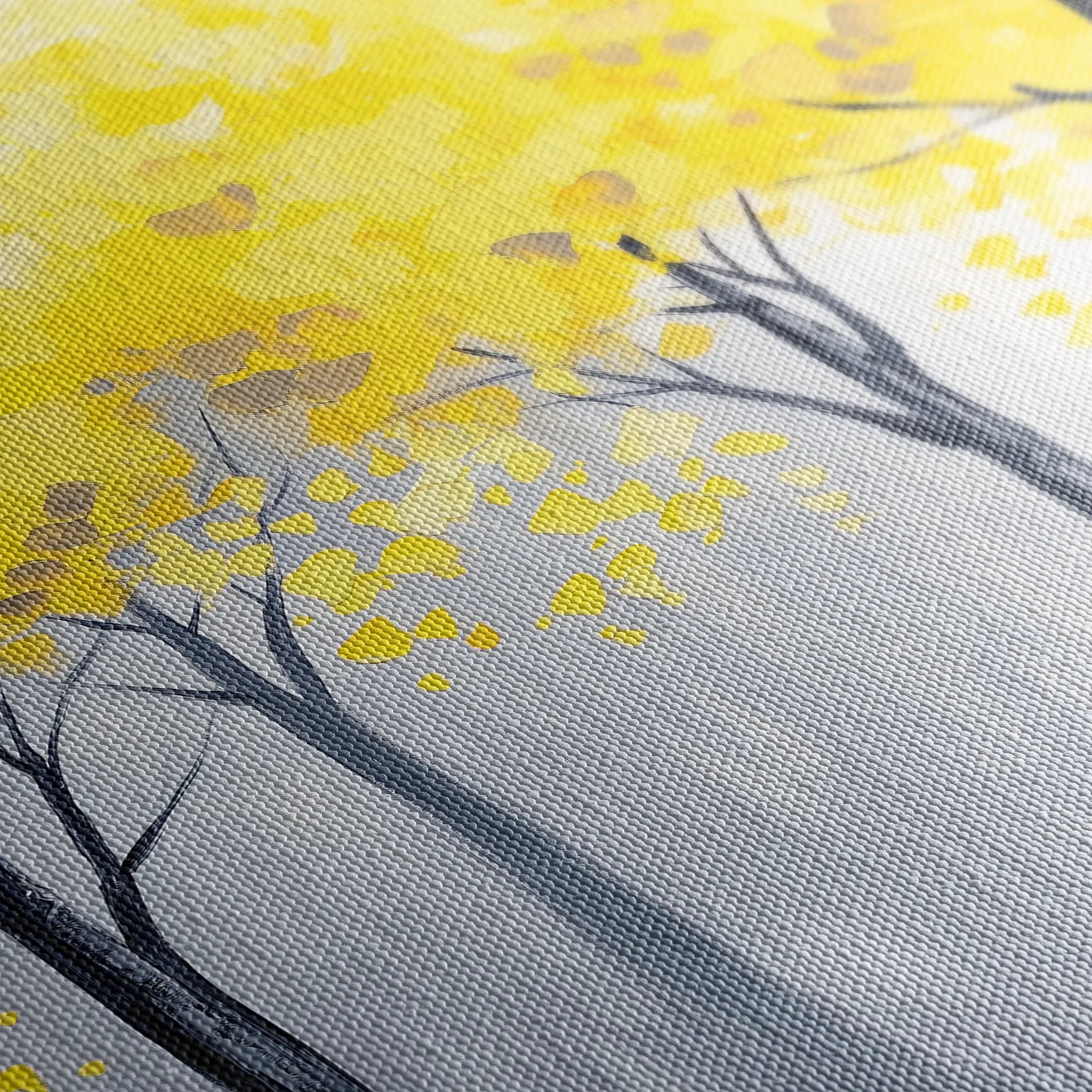 Landscape 200 Canvas Art 60 x 40 cm / Black