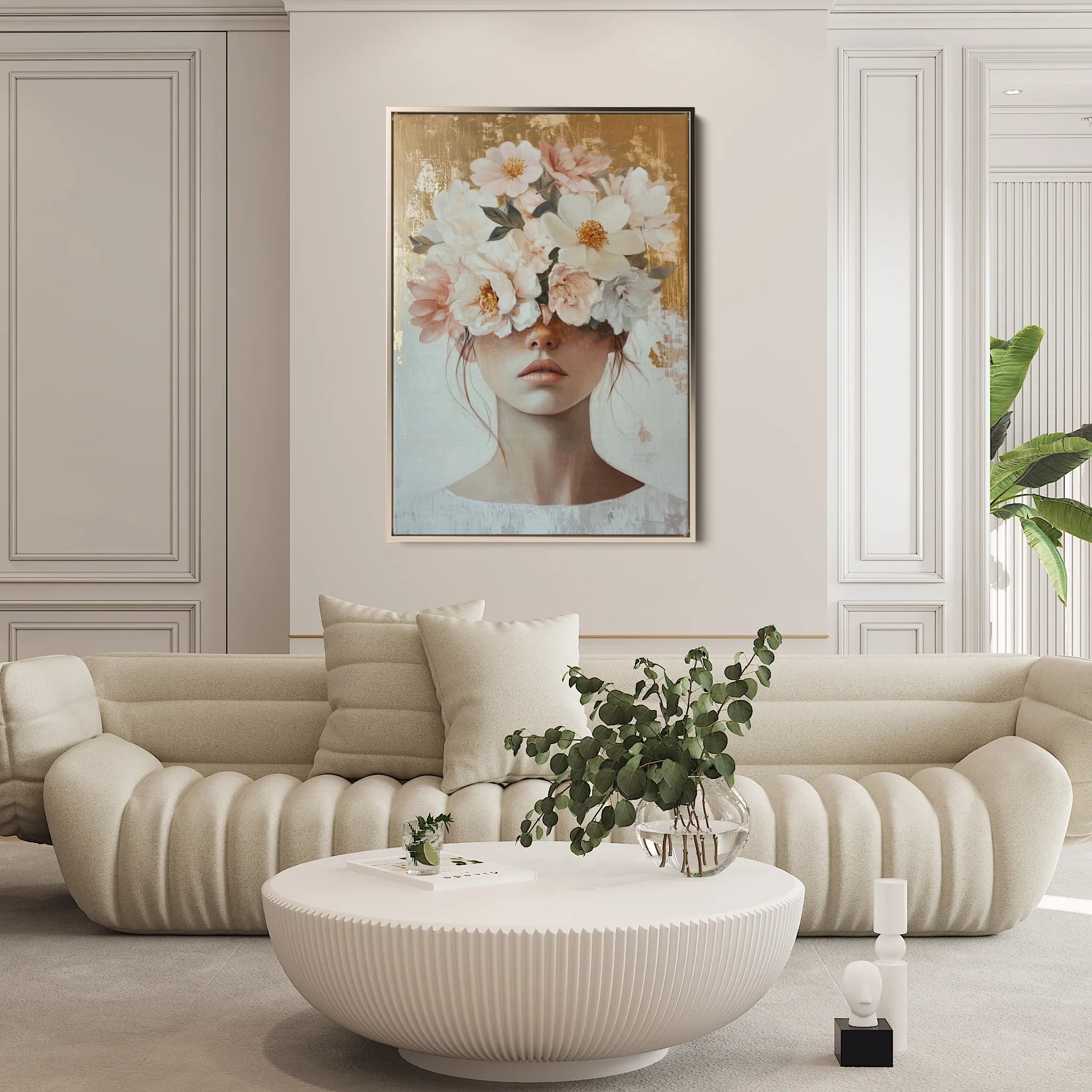 Portrait 200 Canvas Art 60 x 40 cm / Black