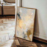 Abstract 2000 Canvas Art 60 x 40 cm / Black