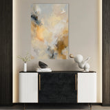 Abstract 2000 Canvas Art 60 x 40 cm / Black
