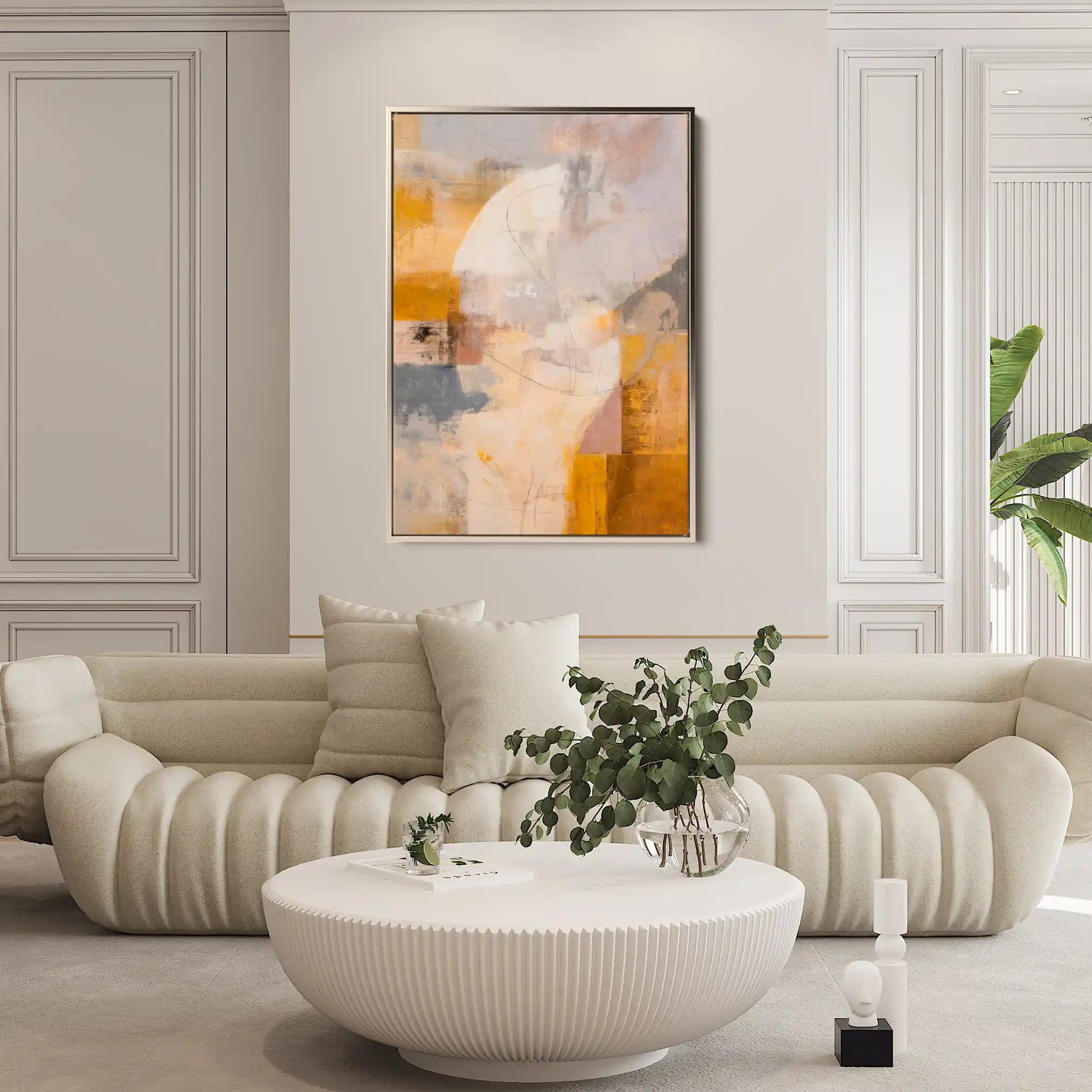 Abstract 2001 Canvas Art 60 x 40 cm / Black