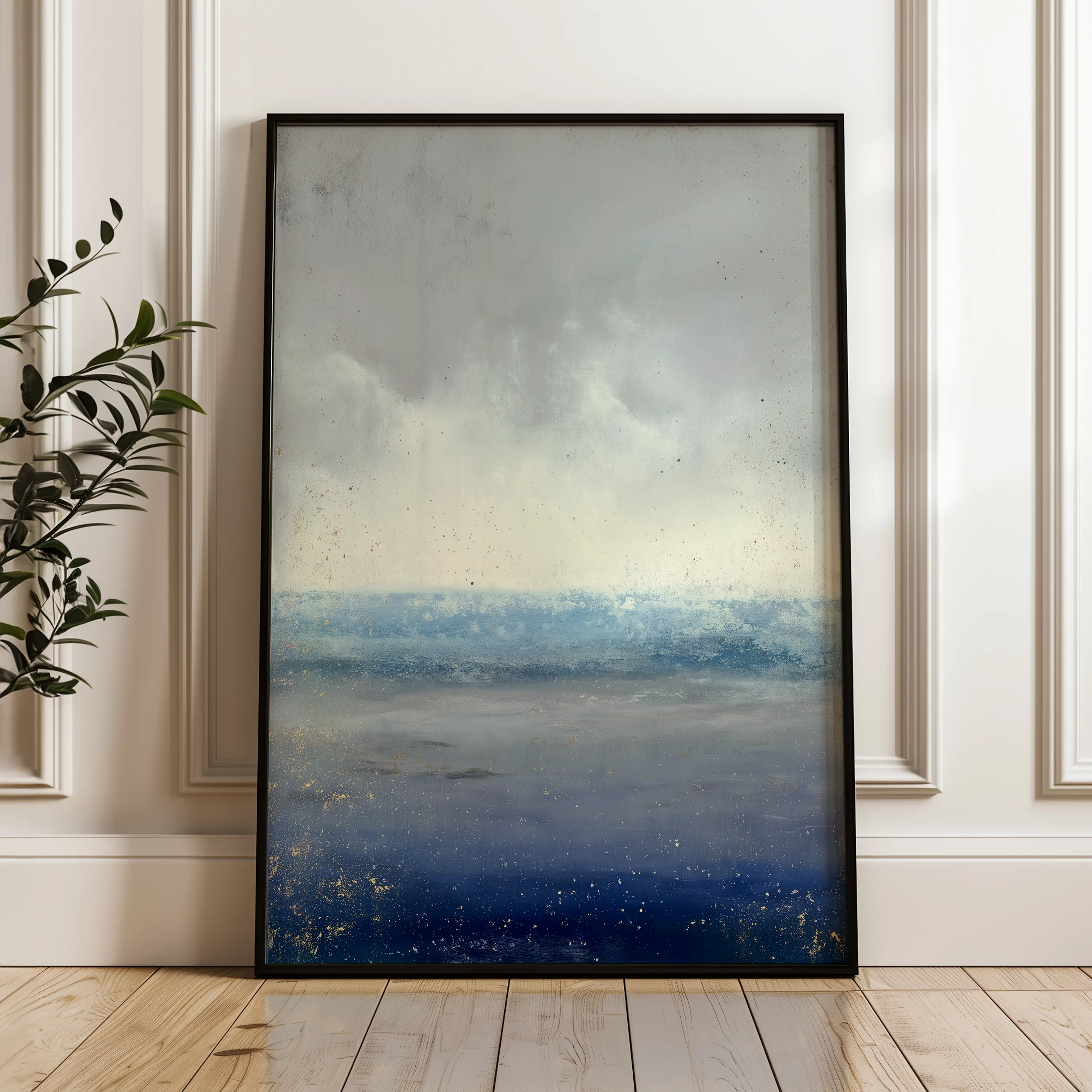 Abstract 2002 Canvas Art 60 x 40 cm / Black