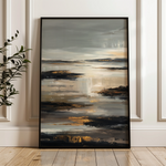Abstract 2003 Canvas Art 60 x 40 cm / Black