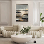 Abstract 2003 Canvas Art 60 x 40 cm / Black