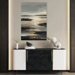 Abstract 2003 Canvas Art 60 x 40 cm / Black