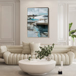 Abstract 2004 Canvas Art 60 x 40 cm / Black