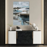 Abstract 2004 Canvas Art 60 x 40 cm / Black