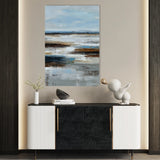 Abstract 2005 Canvas Art 60 x 40 cm / Black