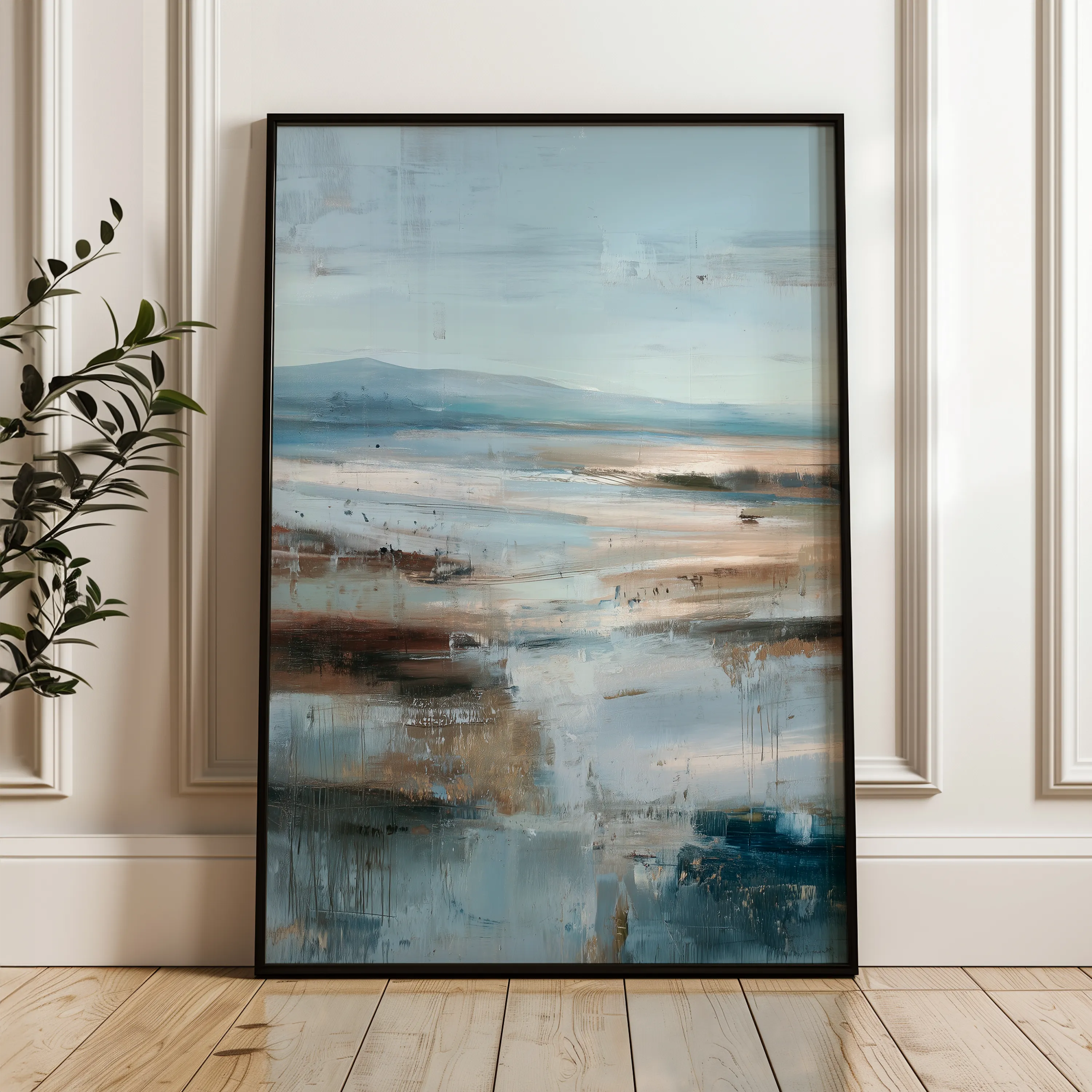 Abstract 2006 Canvas Art 60 x 40 cm / Black