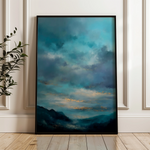 Abstract 2007 Canvas Art 60 x 40 cm / Black
