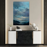 Abstract 2007 Canvas Art 60 x 40 cm / Black