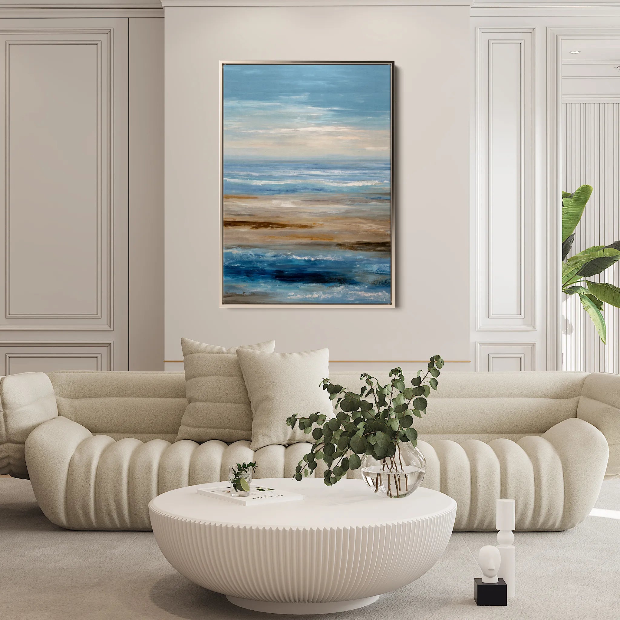 Abstract 2008 Canvas Art 60 x 40 cm / Black