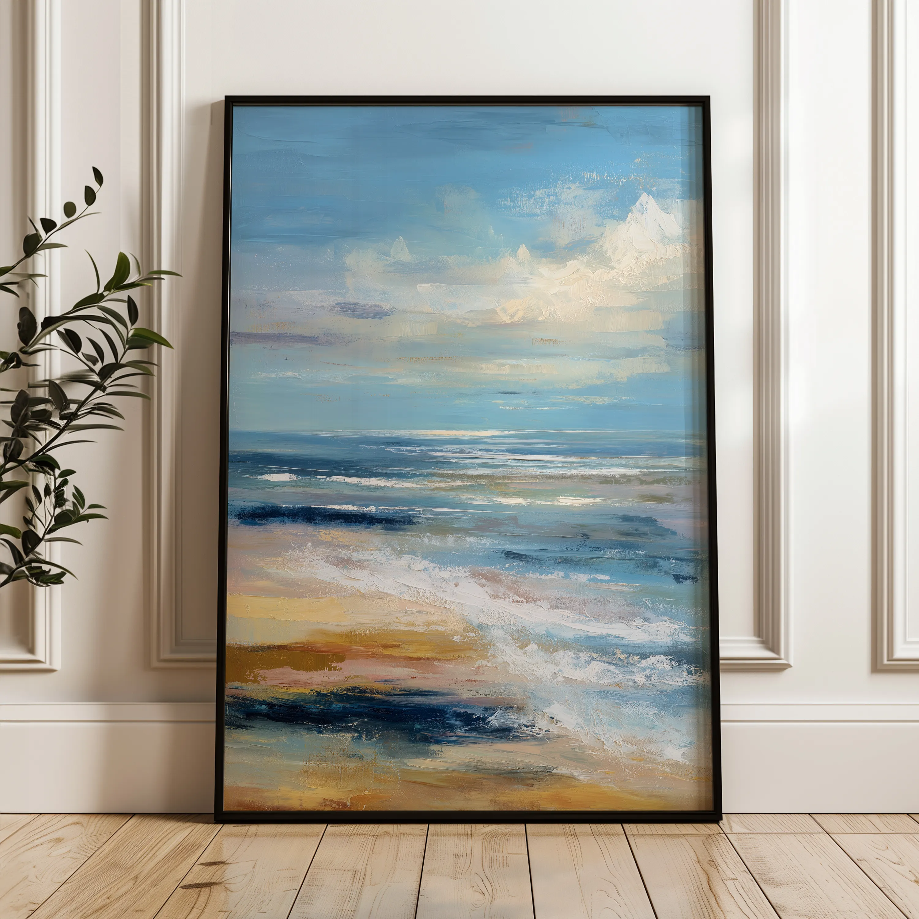 Abstract 2009 Canvas Art 60 x 40 cm / Black