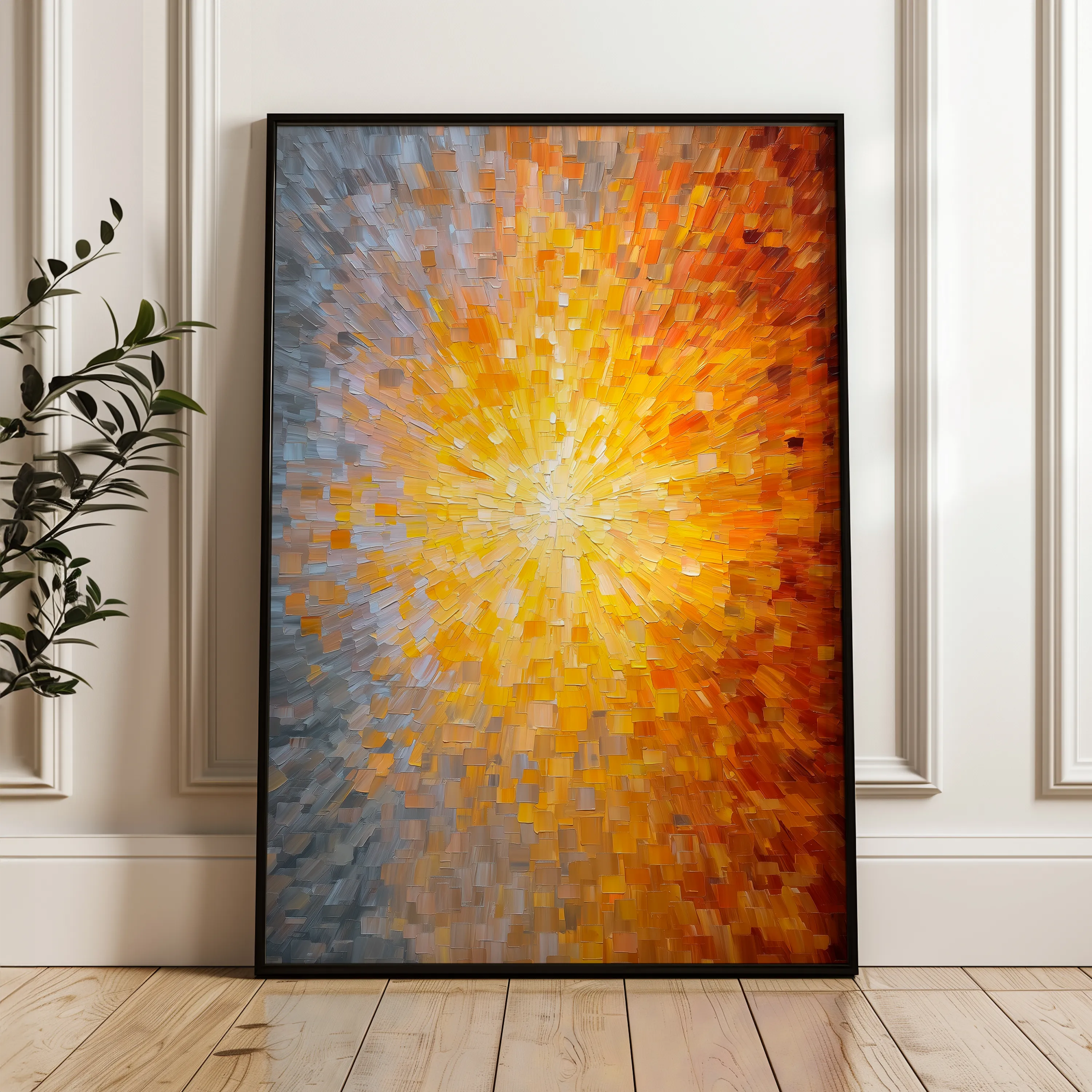 Abstract 2013 Canvas Art 60 x 40 cm / Black