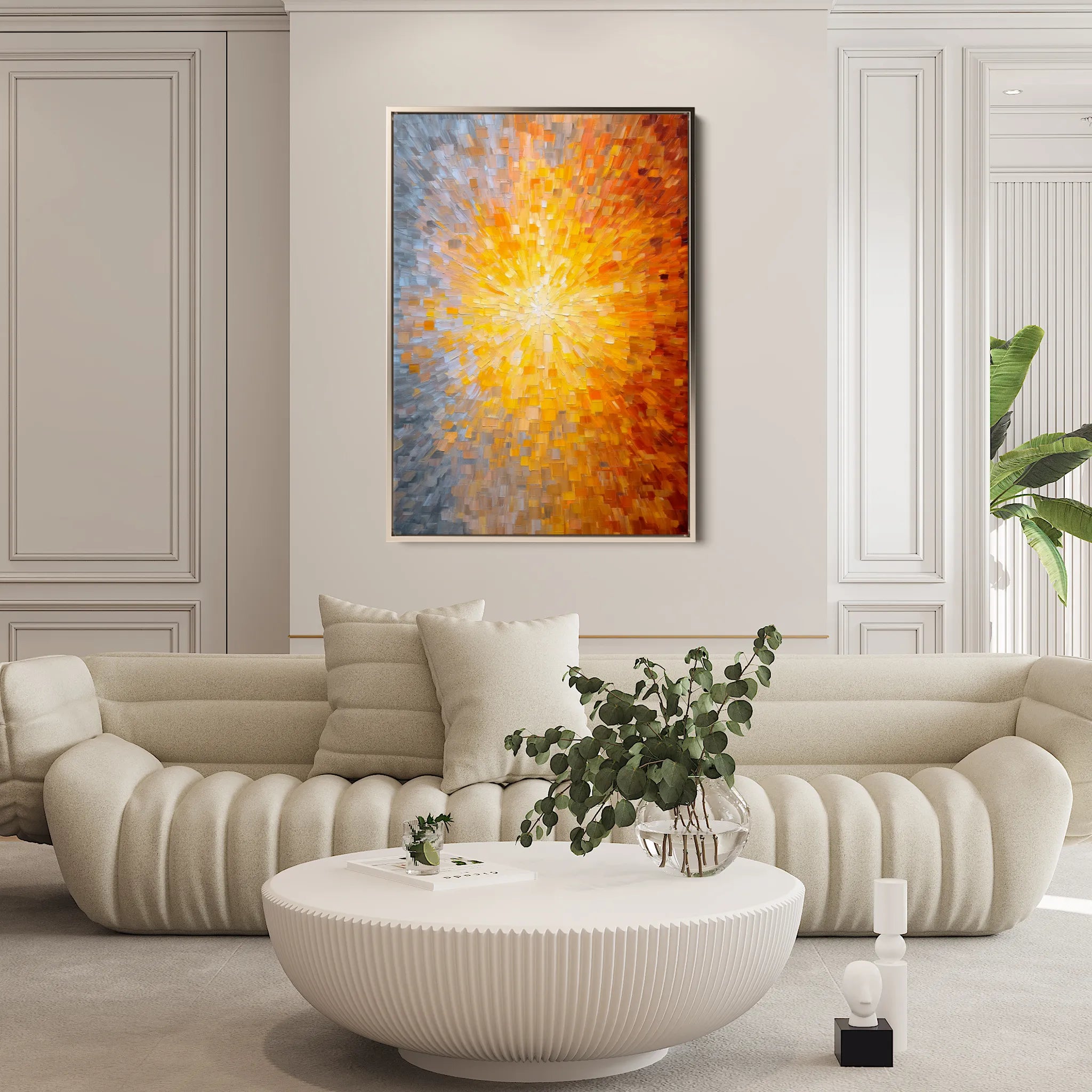 Abstract 2013 Canvas Art 60 x 40 cm / Black