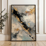 Abstract 2015 Canvas Art 60 x 40 cm / Black