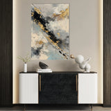 Abstract 2015 Canvas Art 60 x 40 cm / Black