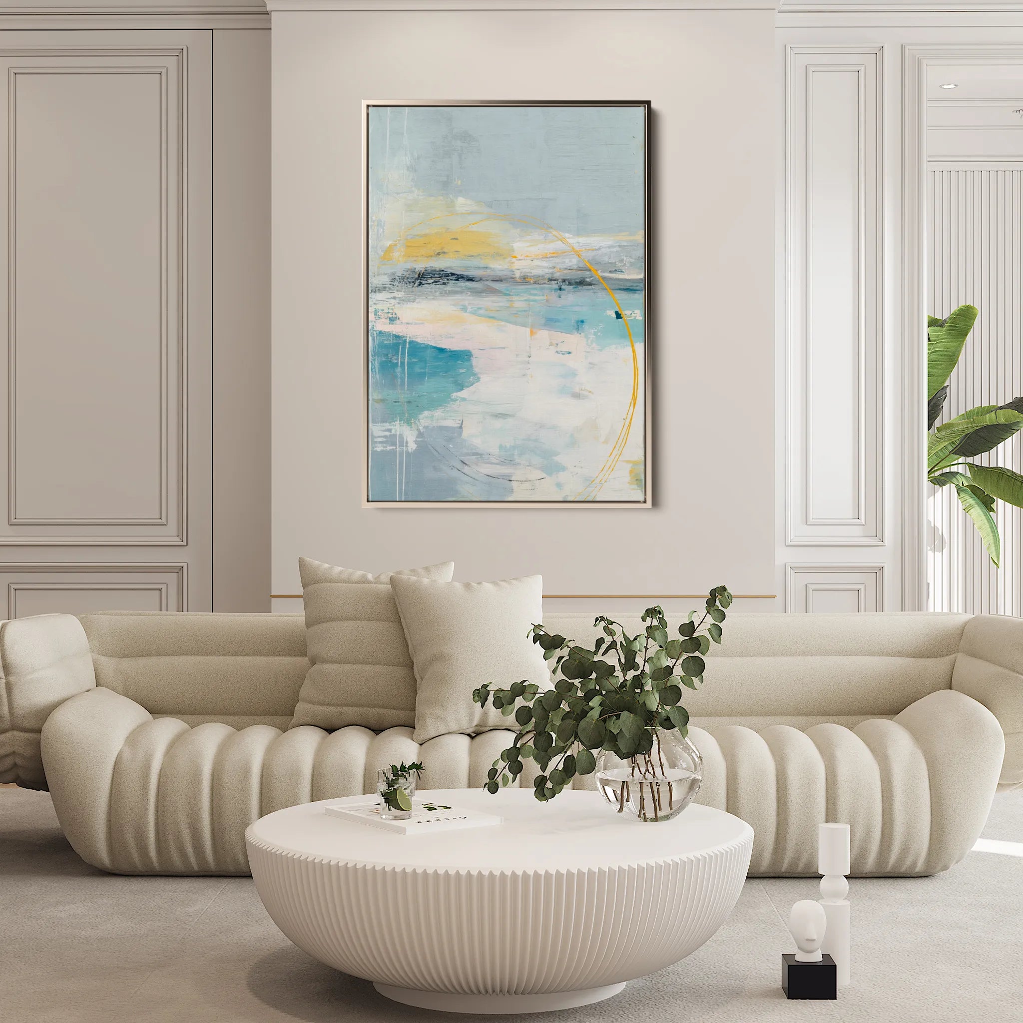 Abstract 2016 Canvas Art 60 x 40 cm / Black